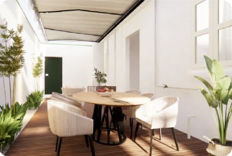 Artist Impression of communal lounge. Photo Credit: Eco-Energy